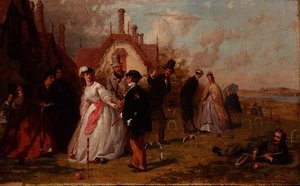 Croquet - George Elgar Hicks