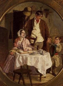 Le dernier shilling - George Elgar Hicks
