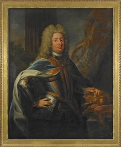 Portrait de Frederic I, roi de Suede et prince de Finlande - George Engelhardt Schroeder
