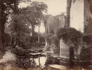 Château de Raglan, années 1860 (photo) - George Esq. Shadbolt