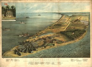 Point Lookout, Md. Vue de l