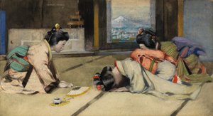 Une réception au Japon, ou Salutations