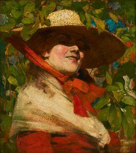 Fille au chapeau de paille