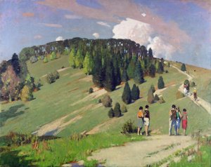 Randonneurs à Goodwood Downs - George F. Henry