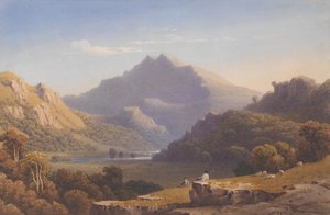Snowdon depuis Llyn Nantlle, nord du Pays de Galles, 1832 - George Fennel Robson