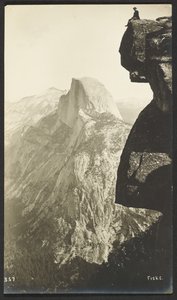 Glacier Point (3200 pieds) et Half Dome (5000 pieds) - George Fiske