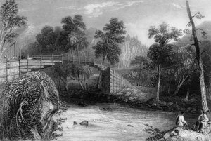 Pont à Bhurkote - George Francis White