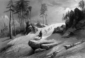 Traversée de la montagne Choor, 1838