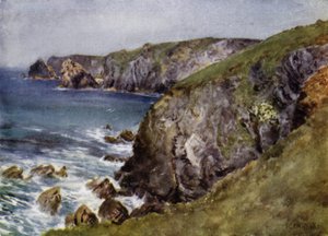 La côte près du Lizard - George Franck Nicholls