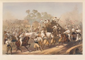 Mutins surpris par le 9e lanciers de Sa Majesté, 1857 - George Francklin Atkinson