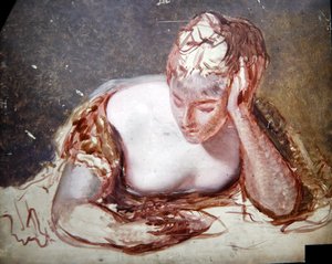 Fille lisant, vers 1850 - George Frederic Watts
