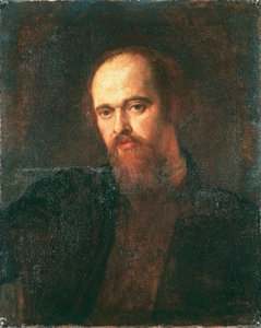 Portrait du peintre Dante Gabriel Rossetti