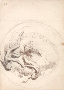 Étude pour une Décoration de Plafond Circulaire - George Frederic Watts
