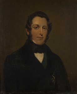 Portrait de James Andrew Broun Ramsay, 1er marquis de Dalhousie (1812-1860), vers 1833-60 - George Frederick Clarke