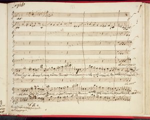 Partition originale du dernier oratorio de Haendel, Jephtha - George Frederick Handel