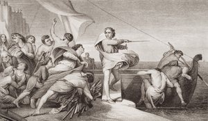Le roi Alfred incitant les Anglo-Saxons à repousser l
