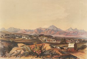 Somerset, englobant les fermes Hottentot Holland et le village de Somerset-West - George French Angas