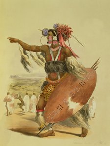 Guerrier zoulou, Utimuni, neveu de Chaka le dernier roi zoulou, planche 13 de 