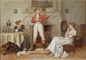 Une bonne histoire - George Goodwin Kilburne