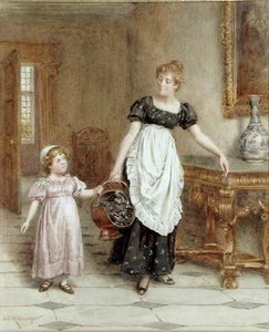 Beaucoup de mains font un travail léger - George Goodwin Kilburne