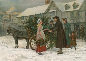 Le chariot de houx - George Goodwin Kilburne