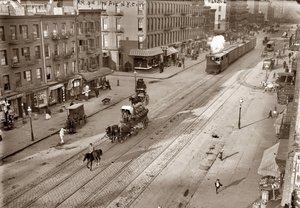 Eleventh Avenue et New York Central Railroad - George Grantham   Bain News Service Bain