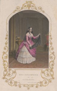 Miss Fitzpatrick en Katharina dans La Mégère apprivoisée - George Greatbach