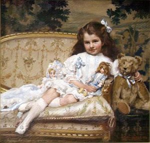 Portrait de Marjorie Cohen, âgée de 5 ans - George Hall Neale