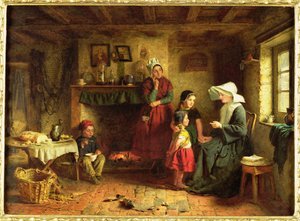 La Sœur de Charité, 1866 - George Hardy