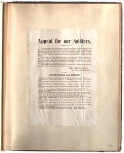 Appel pour nos soldats, Ohio [dans un album], vers 1861-1865 - George Hatch