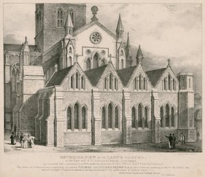 Vue extérieure de la chapelle de la Dame à l