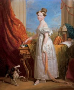Portrait de la princesse Victoria - George Hayter