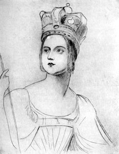 La reine Victoria dans ses robes de couronnement - George Hayter