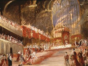 Le couronnement du roi George IV (1762-1830) - George Hayter