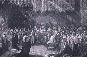 Le couronnement de la reine Victoria en 1838 - George Hayter