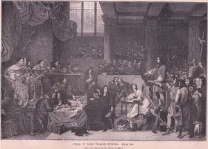 Le procès de Lord William Russell - George Hayter