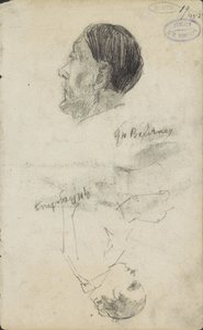 Deux études de figures - George Hendrik Breitner (signed by artist)