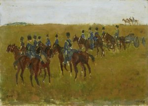 Artillerie en manœuvre - George Hendrik Breitner