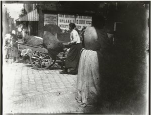 Activité dans la Houtkopersdwarsstraat et la Jodenbreestraat à Amsterdam - George Hendrik Breitner
