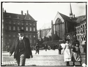 Vue sur la Dam à Amsterdam - George Hendrik Breitner