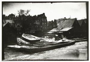 Vue sur un chantier naval sur le Prinseneiland à Amsterdam - George Hendrik Breitner
