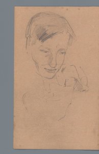Kopf eines jungen Mannes