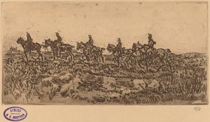 Hussards en file indienne - George Hendrik Breitner