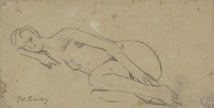 Femme nue allongée