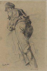 Homme tirant vers l