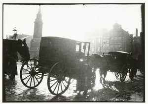 Carrosses sur le Dam à Amsterdam