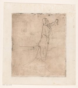 Femme nue debout