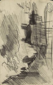 Vue de la ville, peut-être à Amsterdam - George Hendrik Breitner