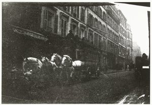 Vue de rue avec chevaux et carrosse à Paris - George Hendrik Breitner