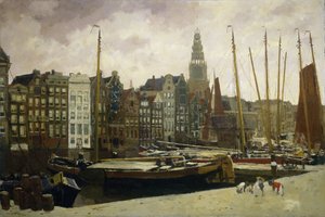 Le Damrak, Amsterdam - George Hendrik Breitner